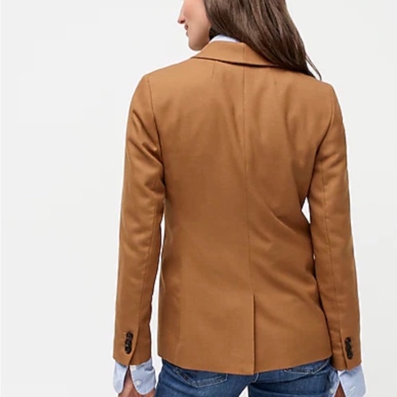 Parke blazer in wool flannel In Hthr Caramel size 8 - Picture 7 of 7